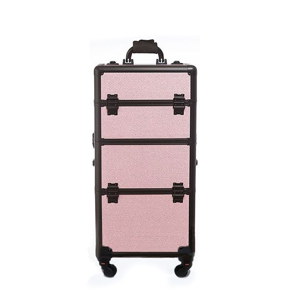 Επαγγελματική Βαλίτσα Με 4 Ρόδες TC-3360R Ροζ Glitter
